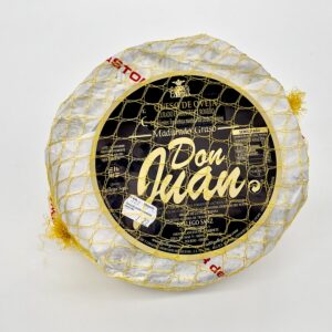QUESO MANCHEGO DON JUAN CURADO EN MANTECA Y ROMERO (PURO DE OVEJA)